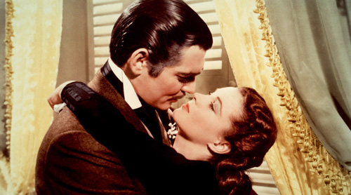 GONE WITH THE WIND, Clark Gable, Vivien Leigh, 1939.