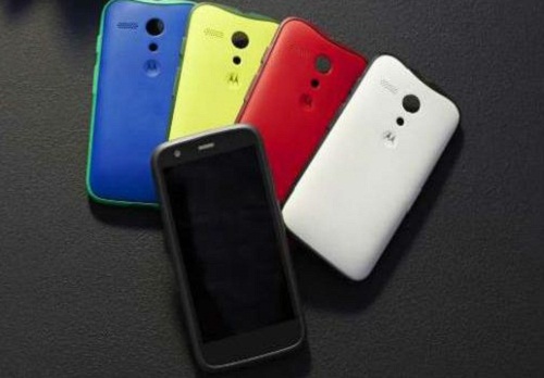 Motorola Moto E - comparación de colores